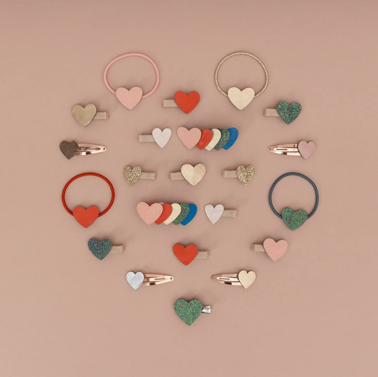 Retro Heart Ponies • Mimi & Lula (8 stuks)
