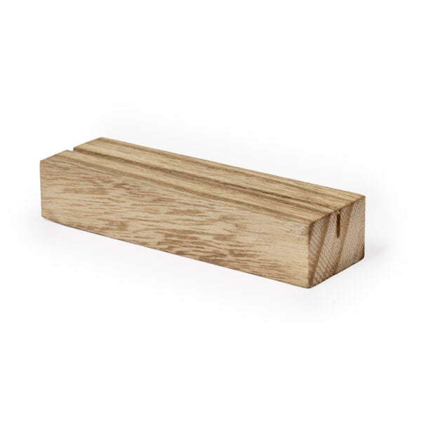 kaartenhouder met dunne gleuf hout