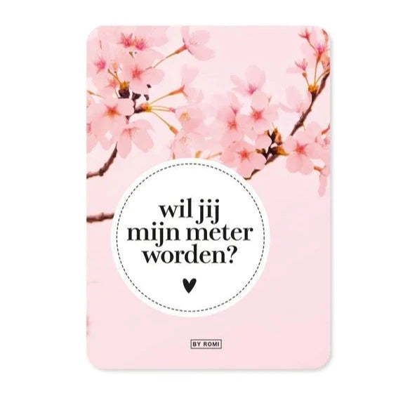 Wenskaart • Wil Jij Mijn Meter Worden