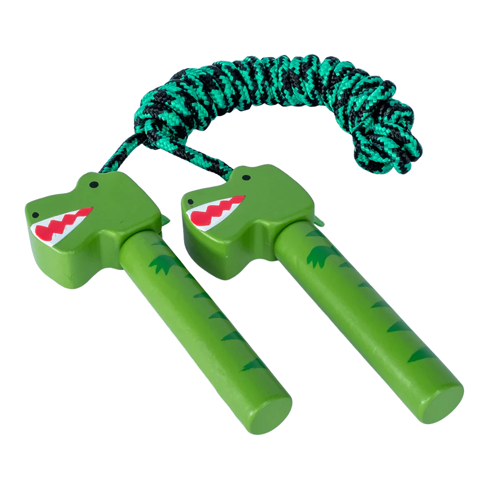 springtouw floss&rock dino groen