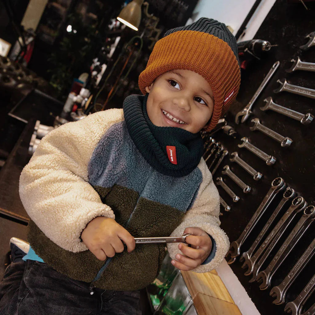 muts flow polo hello hossy blauw bruin