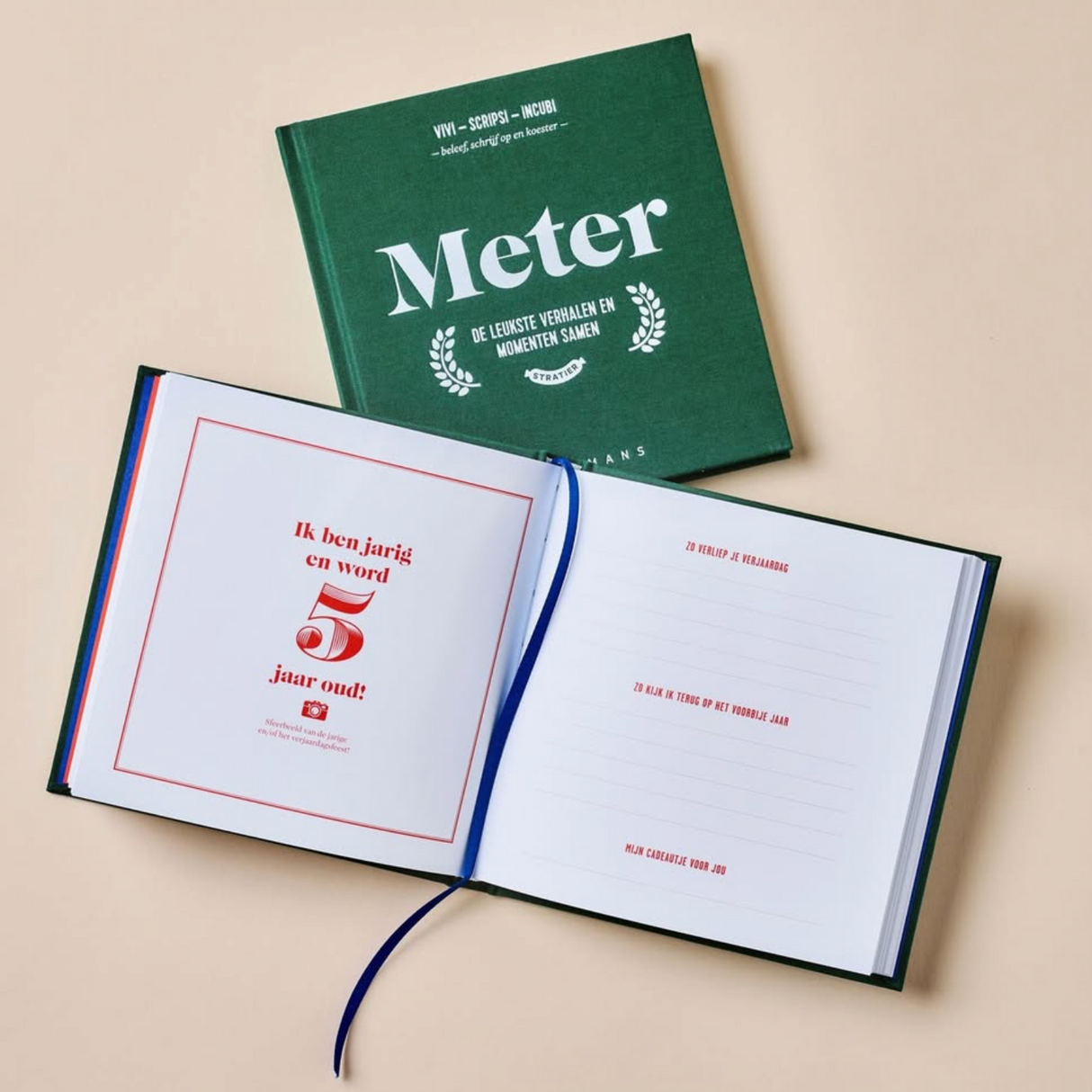 invulboek stratier meter groen