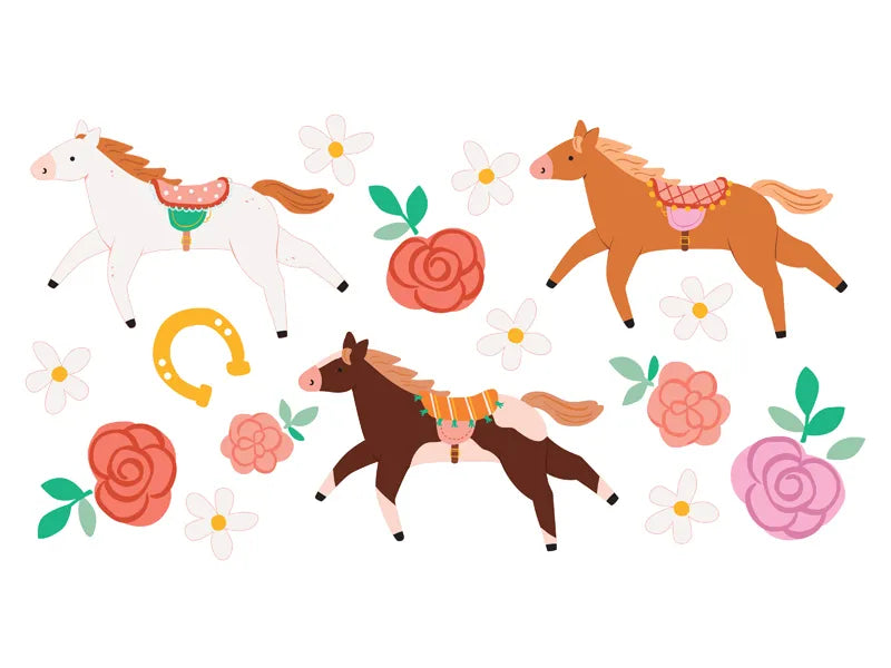 Kindertattoos • Paard (16 stuks)