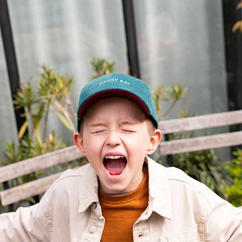 winterse pet jongenspet groen happy kid chamaye