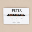 armband morse code peter zwart bruin