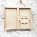 Houten Kistje • Ik Word Grote Broer
