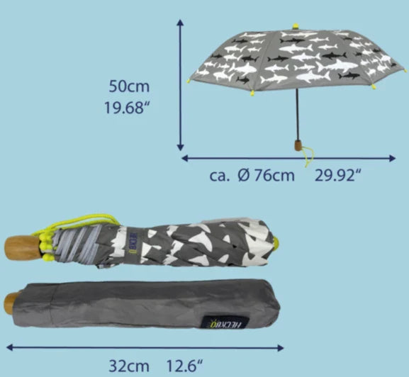 Paraplu • Haaien (verandert van kleur bij regen) - Helloboy