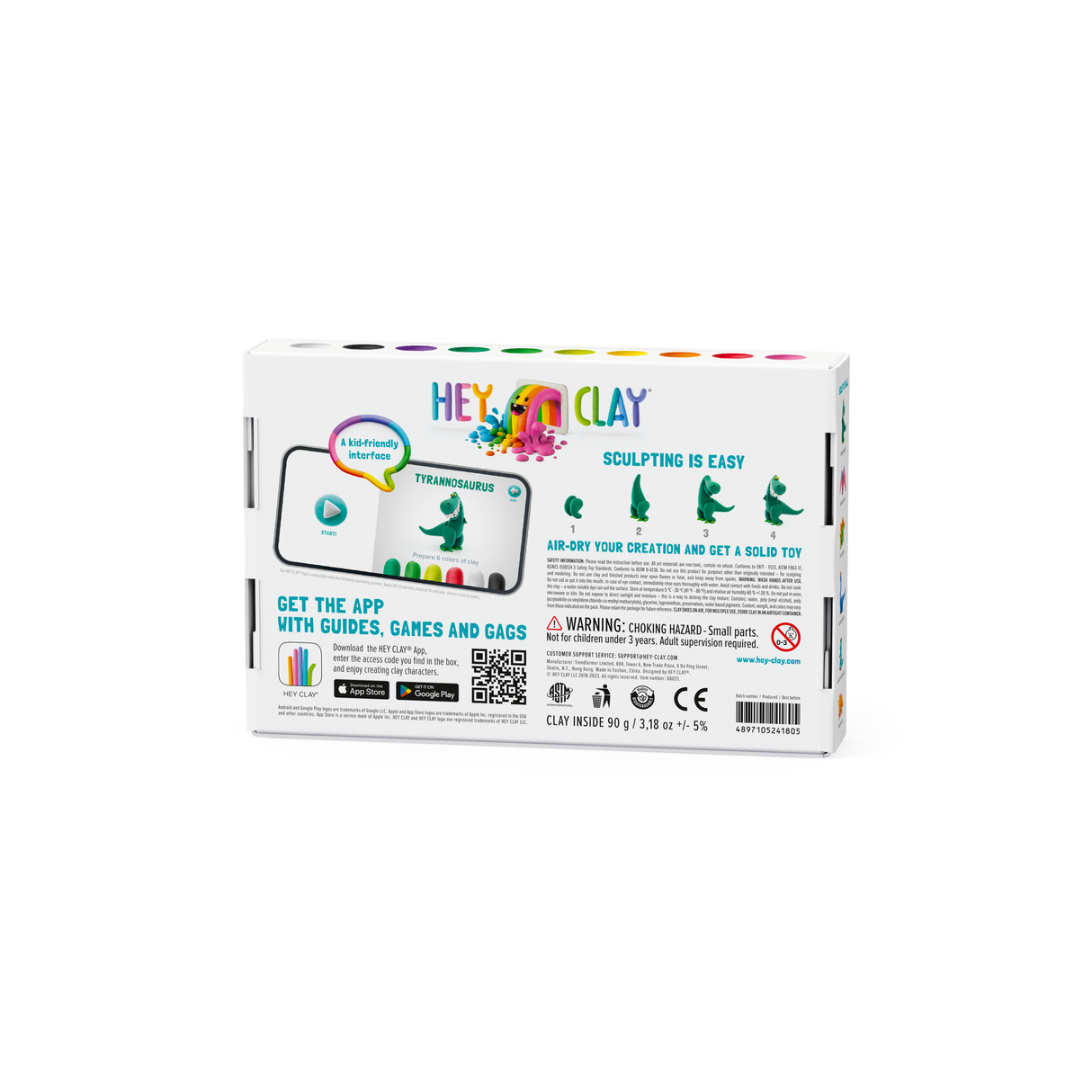 Hey Clay • Pack 6 • Dino