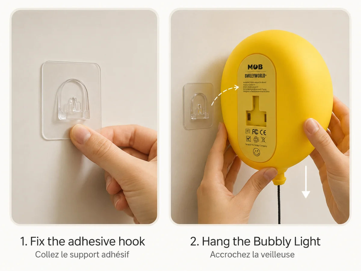 mob bubbly light blue blauw kinderkamerverlichting tienerkamerverliichting smiley kinderlamp tienerlamp