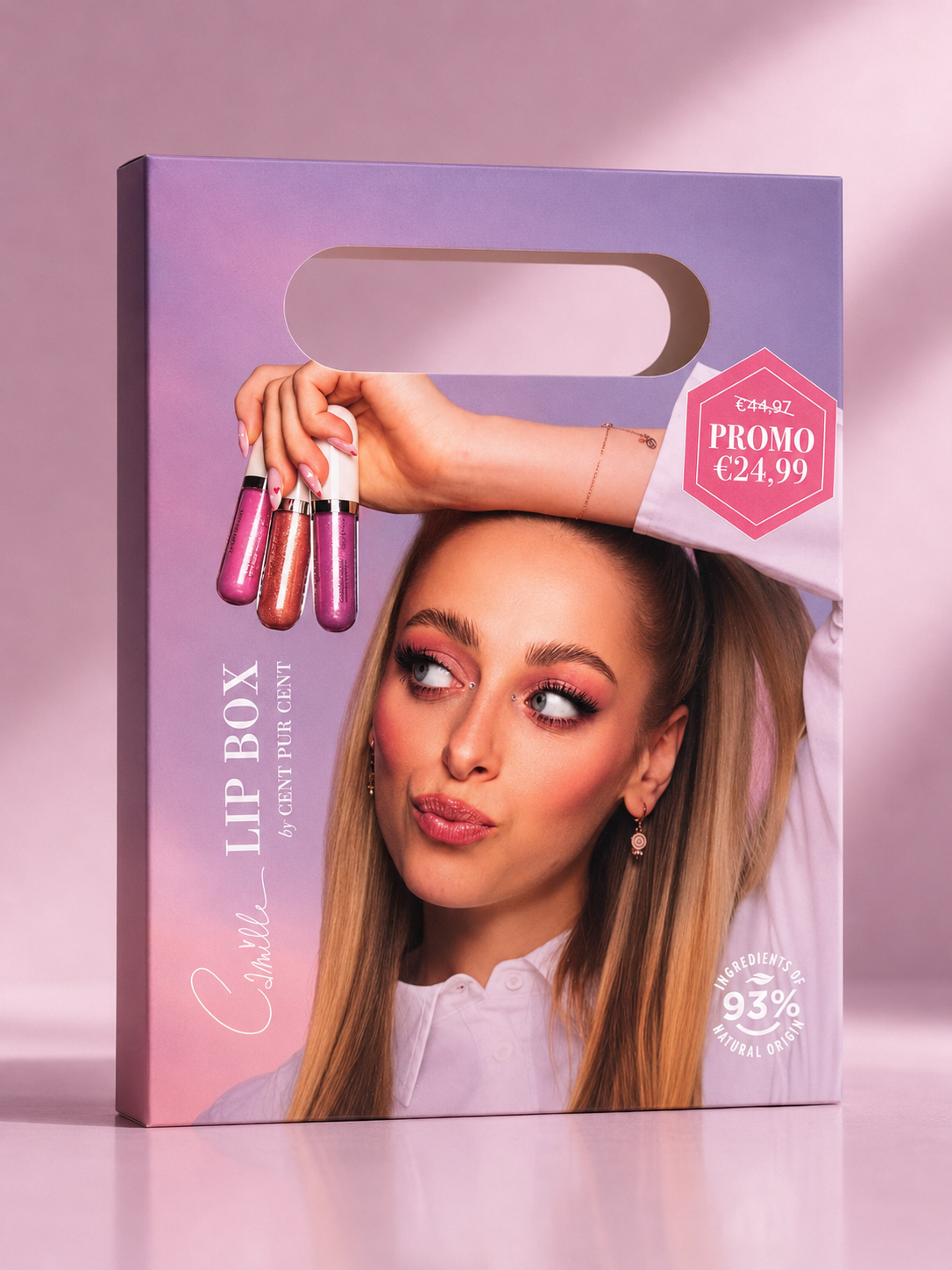 lip box camille cent pur cent promo set