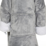 Grijze Beer Hoodie Plaid - Helloboy