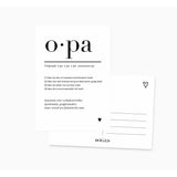 A6 Ansichtkaart • Opa