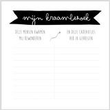 Invulboek Linnen • Baby