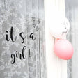 Geboorte raam sticker | it's a girl! - HelloBaby.be